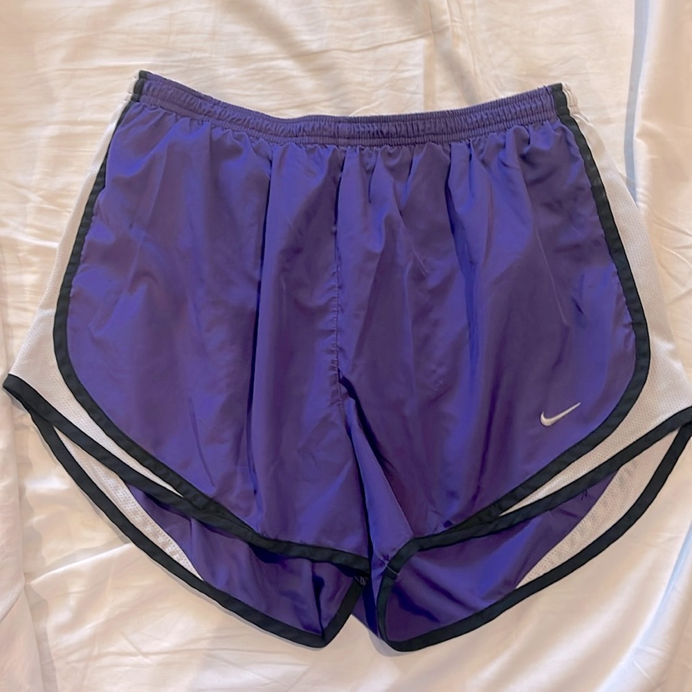 EUC Large purple Nike tempo shorts